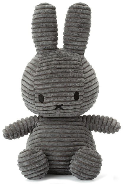 Miffy & Friends Miffy (ECO) Corduroy Grey 23cm