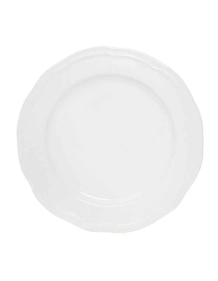 Florence Scallop Rim Dinner Plate 27cm in White