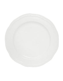 Florence Scallop Rim Dinner Plate 27cm in White