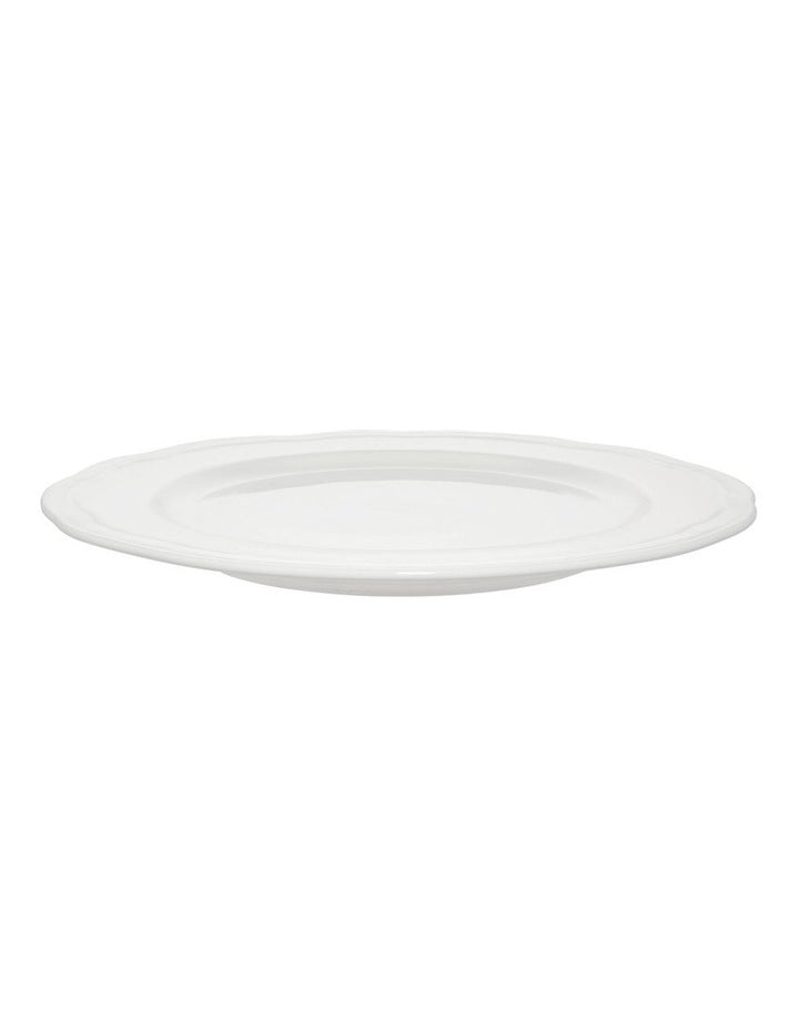 Florence Scallop Rim Dinner Plate 27cm in White