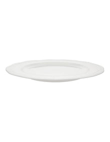 Florence Scallop Rim Dinner Plate 27cm in White