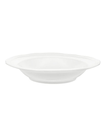 Florence Scallop Rim Bowl 23x5cm in White