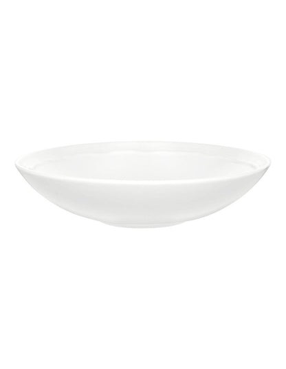 Florence Embossed Bowl 20x5cm in White