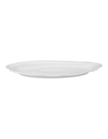 Florence Scallop Platter 35x25cm in White