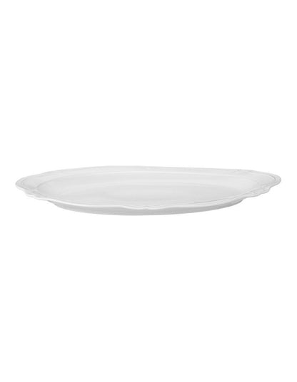 Florence Scallop Platter 35x25cm in White