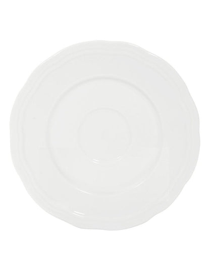 Florence Scallop Demi Cup And Saucer 90ml Set of 2 in White
