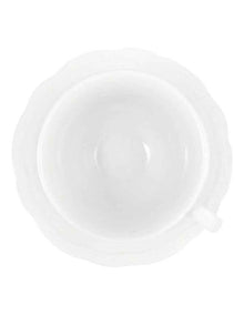 Florence Scallop Cup And Saucer 220ml in White