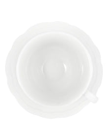 Florence Scallop Cup And Saucer 220ml in White
