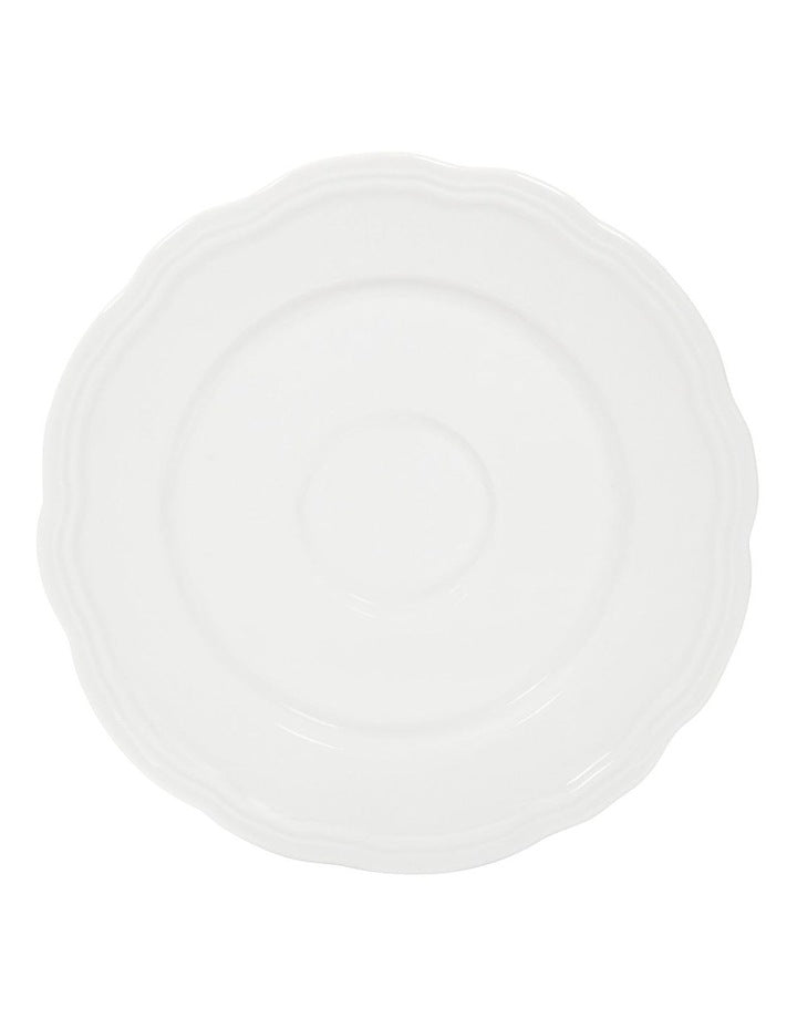 Florence Scallop Cup And Saucer 220ml in White