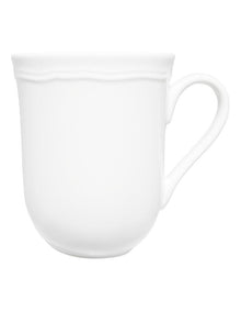 Florence Embossed Mug 390ml in White