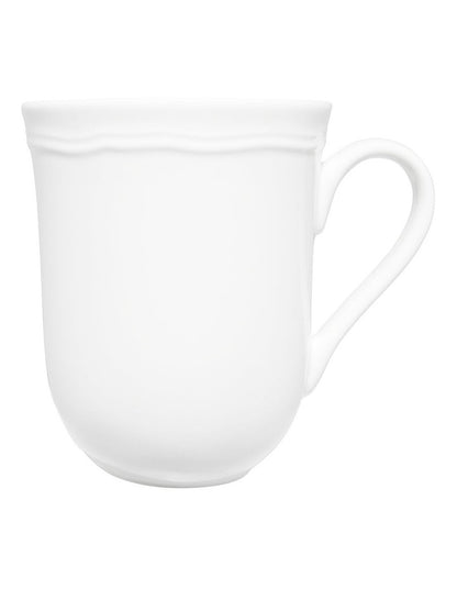Florence Embossed Mug 390ml in White