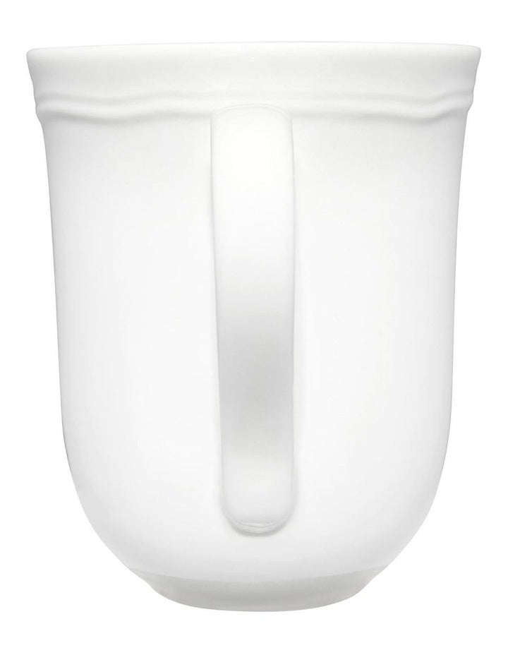Florence Embossed Mug 390ml in White
