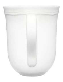 Florence Embossed Mug 390ml in White