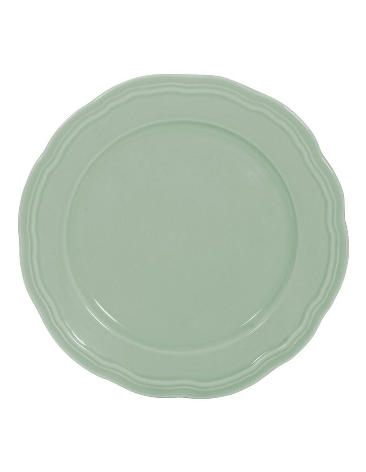 Florence Scallop Rim Side Plate 20cm in Light Green