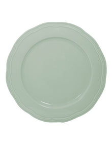 Florence Scallop Rim Dinner Plate 27cm in Light Green