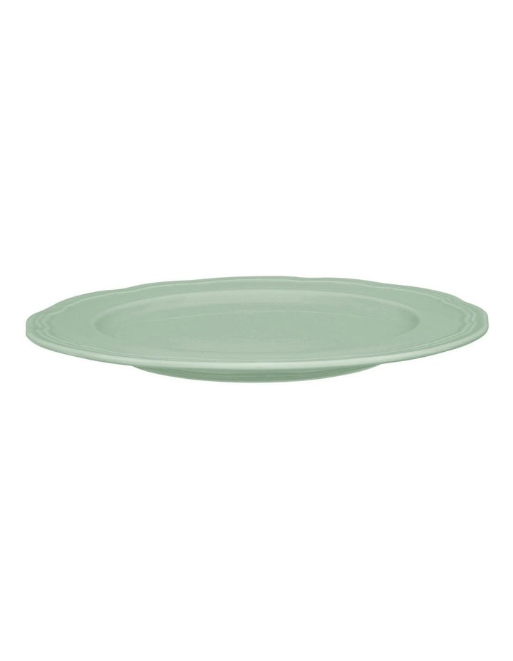 Florence Scallop Rim Dinner Plate 27cm in Light Green