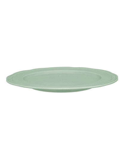 Florence Scallop Rim Dinner Plate 27cm in Light Green