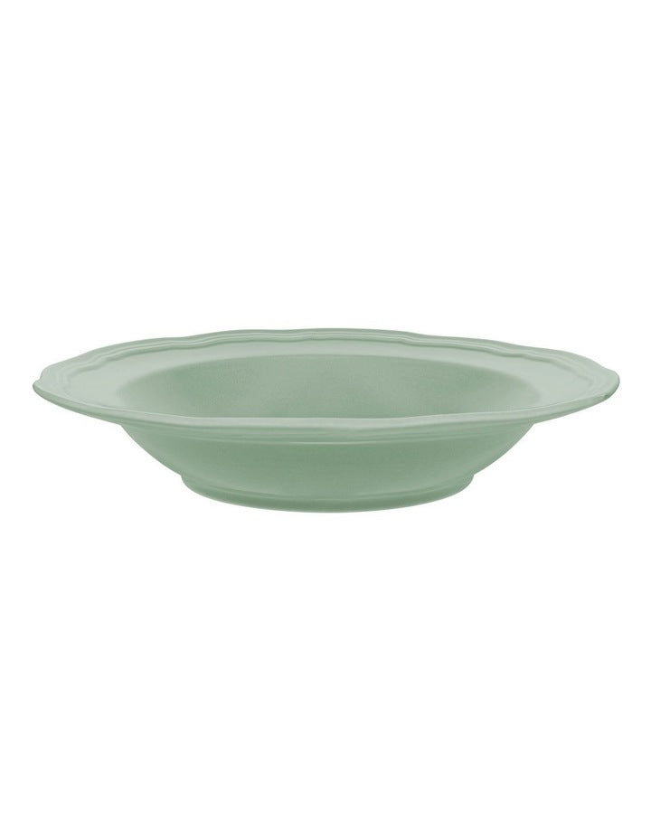Florence Scallop Rim Bowl 23x5cm in Light Green