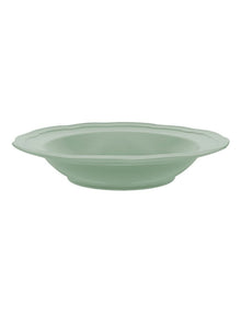 Florence Scallop Rim Bowl 23x5cm in Light Green