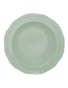 Florence Scallop Rim Bowl 23x5cm in Light Green