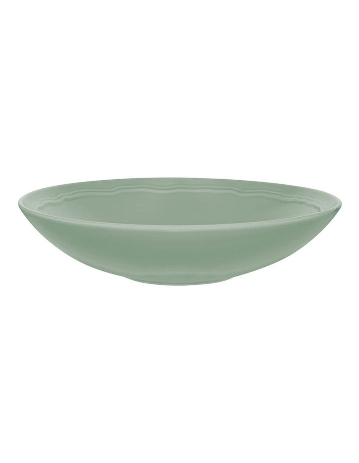 Florence Embossed Bowl 20x5cm in Light Green