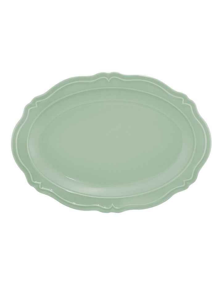 Florence Scallop Platter 35x25cm Gift Boxed in Light Green