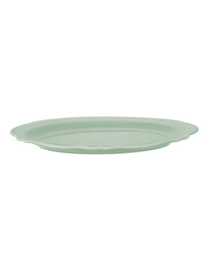 Florence Scallop Platter 35x25cm Gift Boxed in Light Green