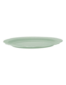 Florence Scallop Platter 35x25cm Gift Boxed in Light Green