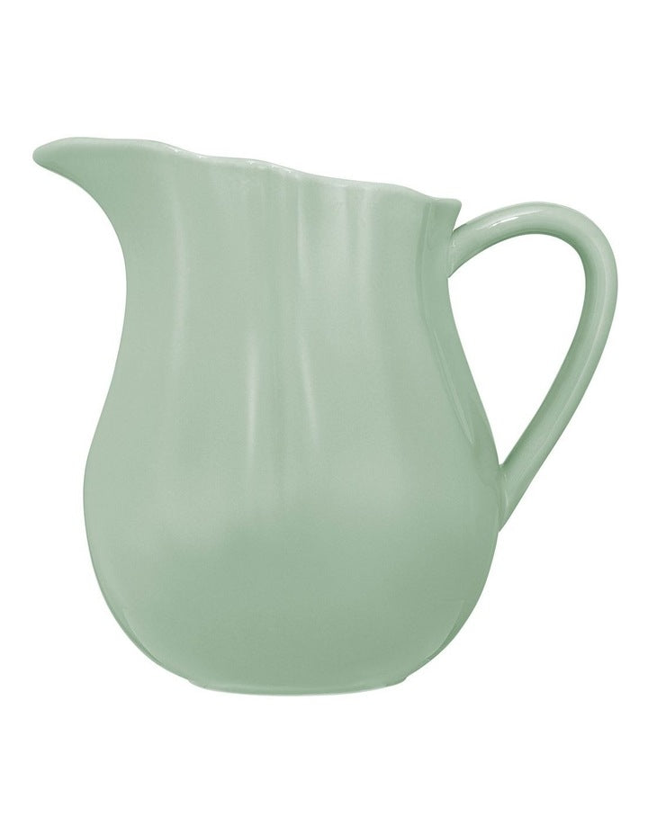 Florence Scallop Jug 1.8L in Light Green