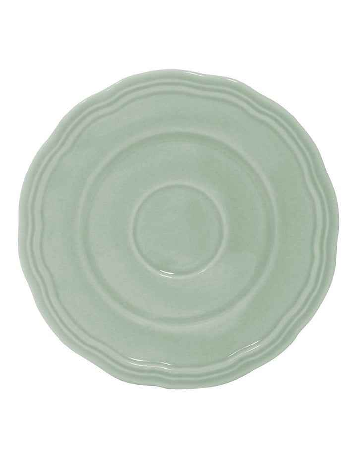 Florence Scallop Demi Cup and Saucer 90ml Set of 2 Gift Boxed in Light Green