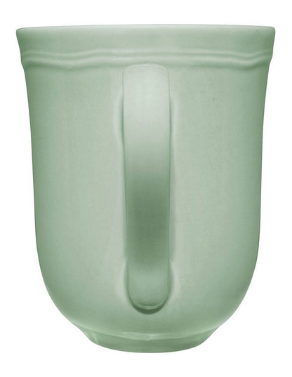 Florence Embossed Mug 390ml in Light Green