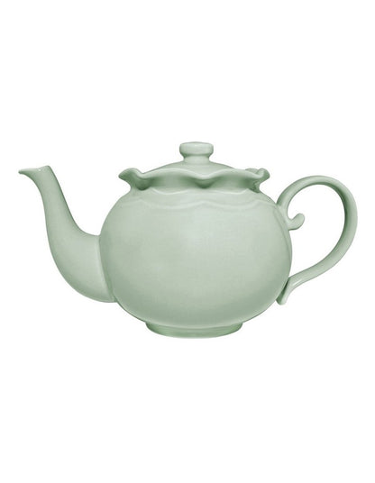 Florence Scallop Teapot 1L Gift Boxed in Light Green