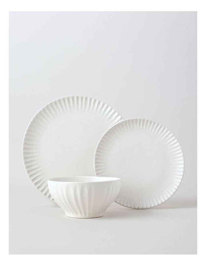 Marni 12pc Dinner Set in White