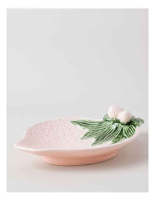 Strawberry Serving Platter in Pink