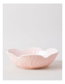 Cabbage Serving Bowl in Pink