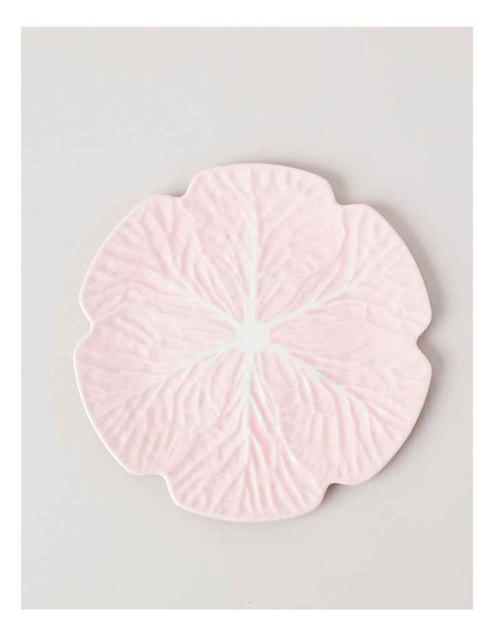 Pink Ceramic Round Serving Dish