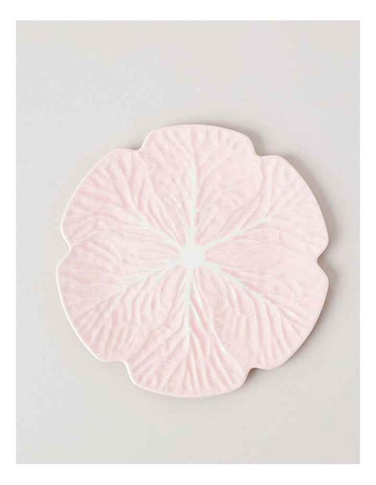 Pink Ceramic Round Serving Dish