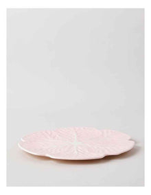 Pink Ceramic Round Serving Dish