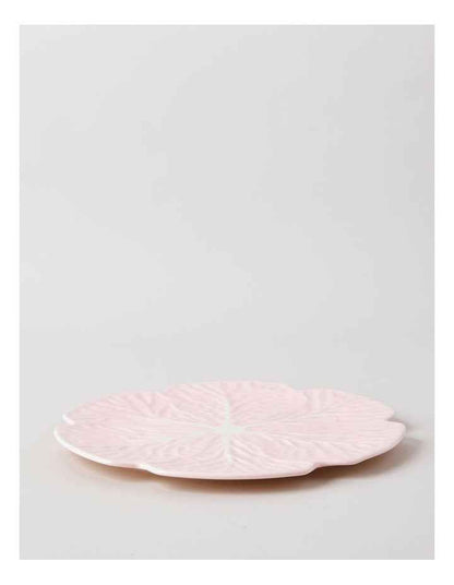 Pink Ceramic Round Serving Dish