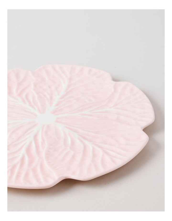 Pink Ceramic Round Serving Dish