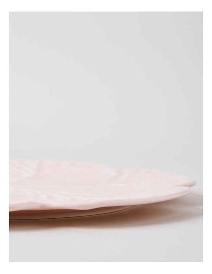 Pink Ceramic Round Serving Dish