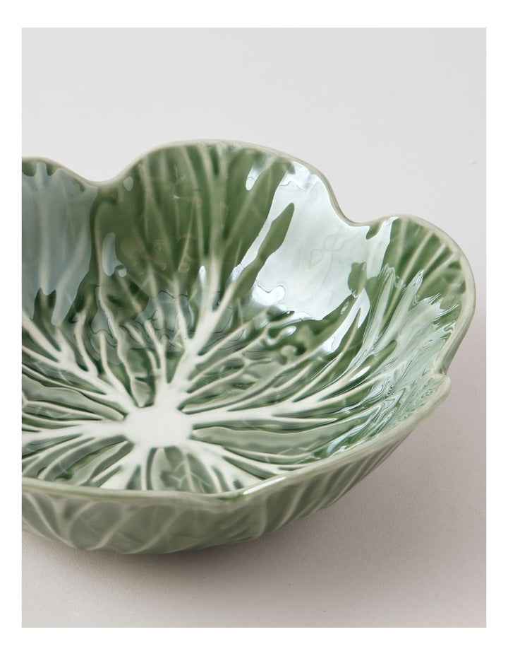 Cabbage Bowl 22.5cm in Green