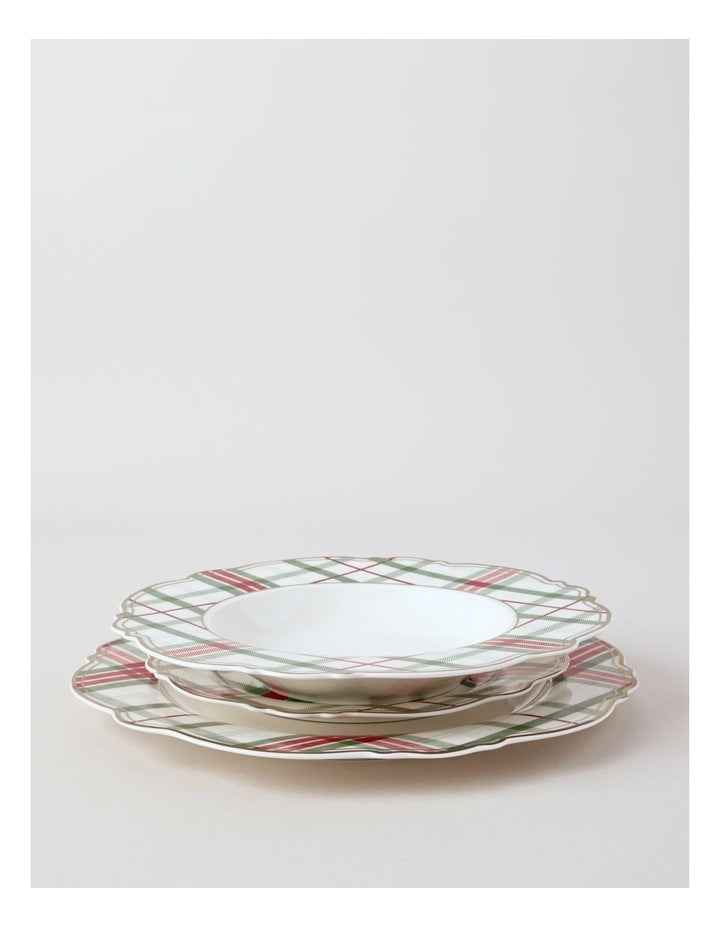 Christmas Tartan 12pc Dinner Set in Multi
