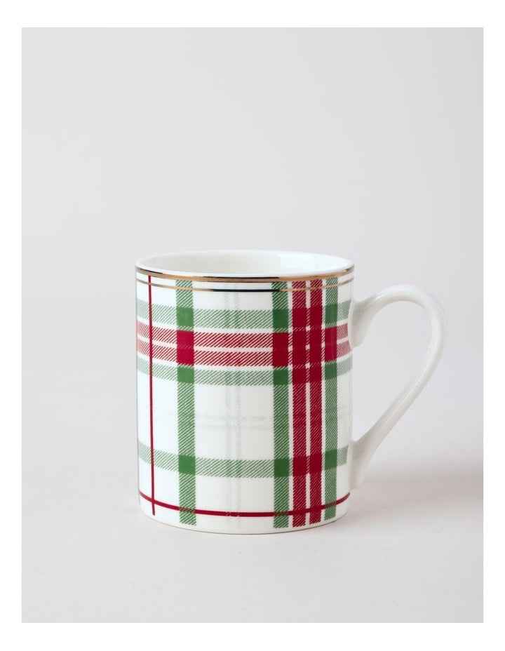 Christmas Tartan Mug Set of 2 in Multi