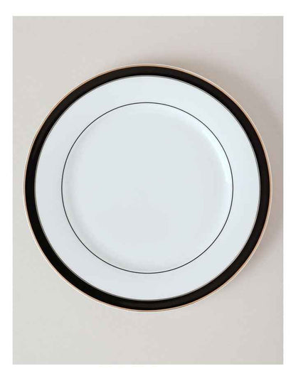 Monroe 12pc Dinner Set in Black/Gold