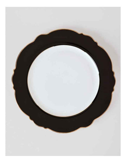 Raven 12pc Dinner Set in Black/Gold