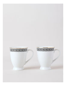 Paros Mug Set of 2 in Black