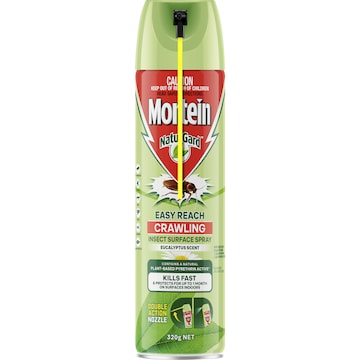 Mortein Naturgard Easy Reach Crawling Insect Spray 320g