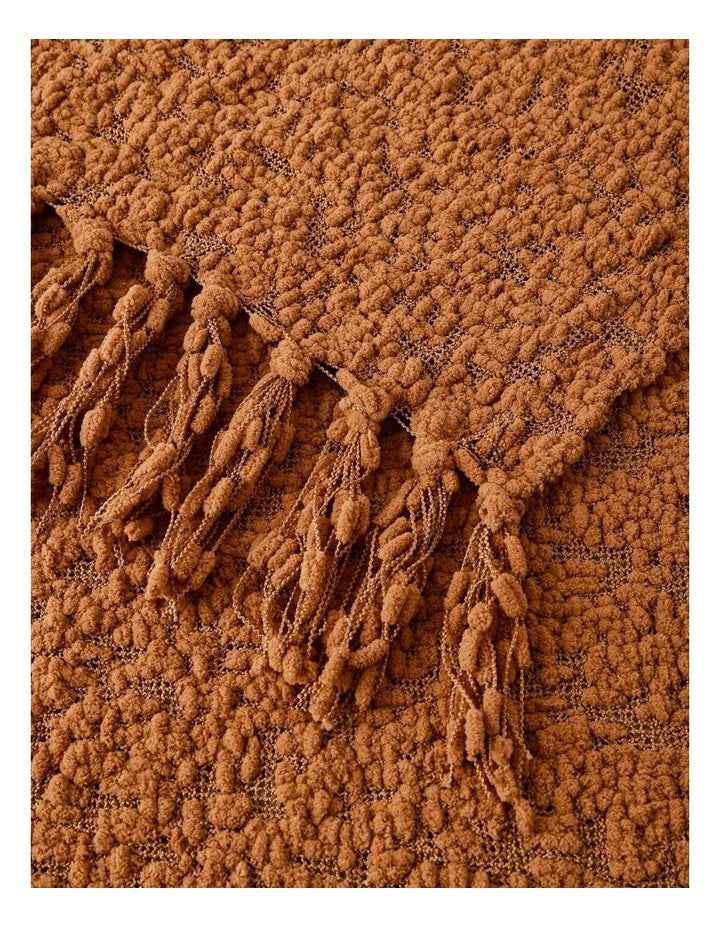 Boucle Throw in Bran