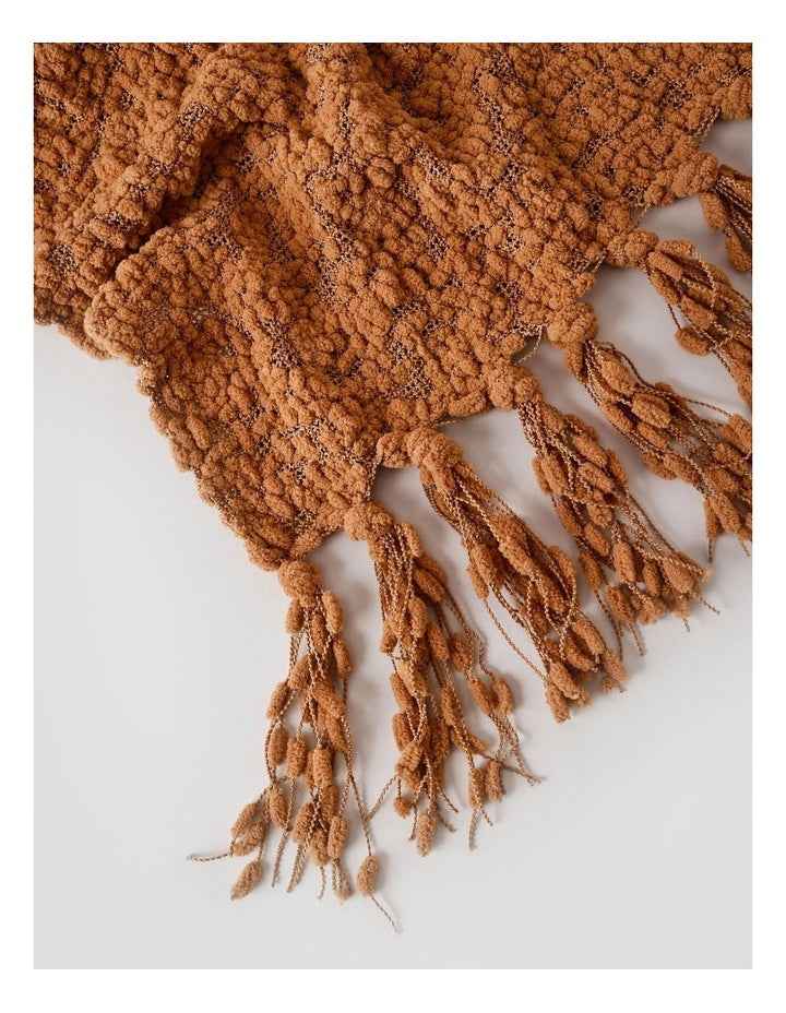 Boucle Throw in Bran